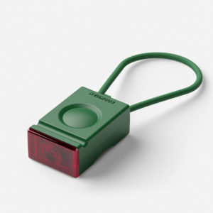 Bookman Block Rear Light - Inc. USB Cable Green - Rear Lights