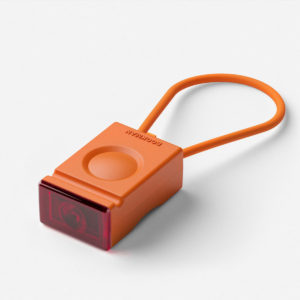 Bookman Block Rear Light - Inc. USB Cable Orange - Rear Lights