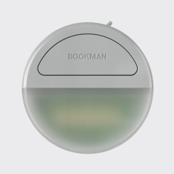 Bookman Eclipse Wearable Light - Inc. USB Cable Grey - Front Lights