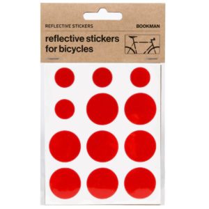 Bookman Reflective Stickers - 12 Pack Red - Reflectors