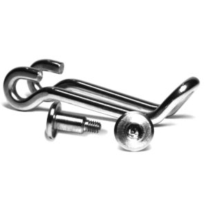 Busch & Müller Stainless Steel Pan Head Screw and Nut - Black