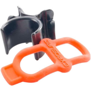 Exposure Bracket And Silicon Band For Blaze - Black/Red - Light Mounts