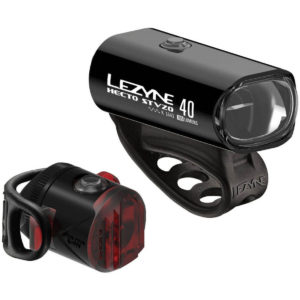 Lezyne Hecto 40L  / Femto STVZO USB Light Pair - One Size Black