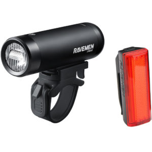 Ravemen CR600/TR20 USB Rechargeable Light Set - 600/20 Lumens Black